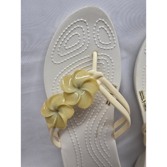 Crocs Isabella Sandals Womens 7 Flip Flops Embellished Iconic Comfort Thong - Picture 4 of 13